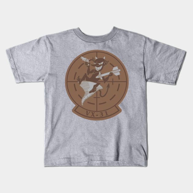 VX-31 - Weapons Test Squadron - China Lake Kids T-Shirt by MBK